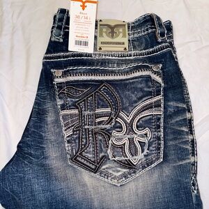 Men’s Rock Revival Jean Shorts